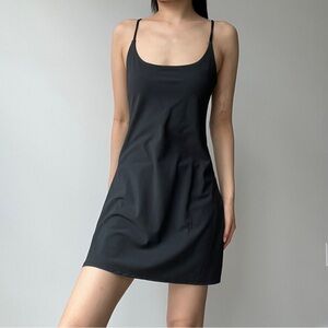 Abercrombie & Fitch Black Onyx Traveler Mini Built In Shorts Dress Size XS Tall
